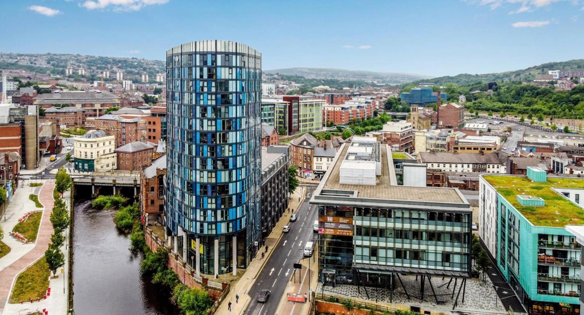 Penthouse Gem, Central, Scenic Views, Stylish, Modern, City Centre 2Br Sheffield Kültér fotó